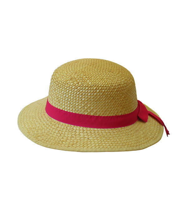 Pink Straw Hat